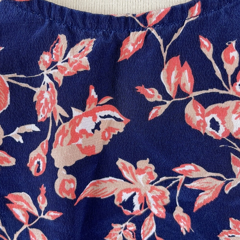 Joie Contrasting Floral Front Diamond Pattern Bac… - image 4